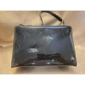 Vintage Tuerkes Baltimore Black Cocktail Handbag Shows Wear On Outside